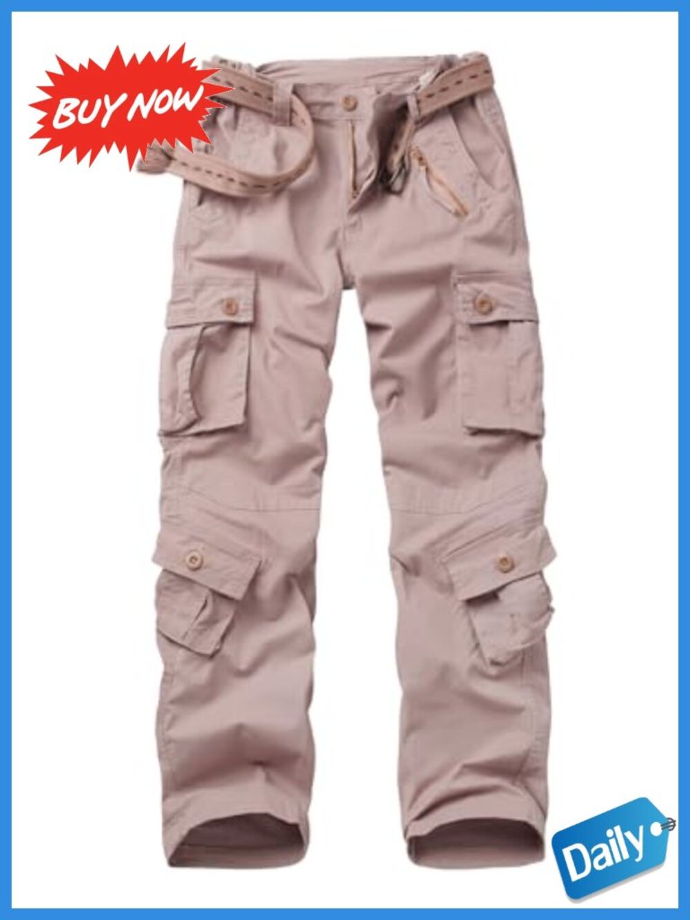 Women's Ripstop Cargo Work Pants Outdoor Hiking Tactical Combat Bottoms